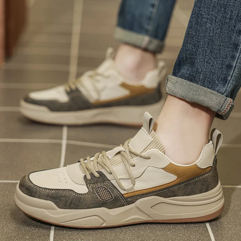 Men's Breathable Casual Sneakers Luxury Trainer Fashion Loafers Comfortable Running Shoes Race Tenis