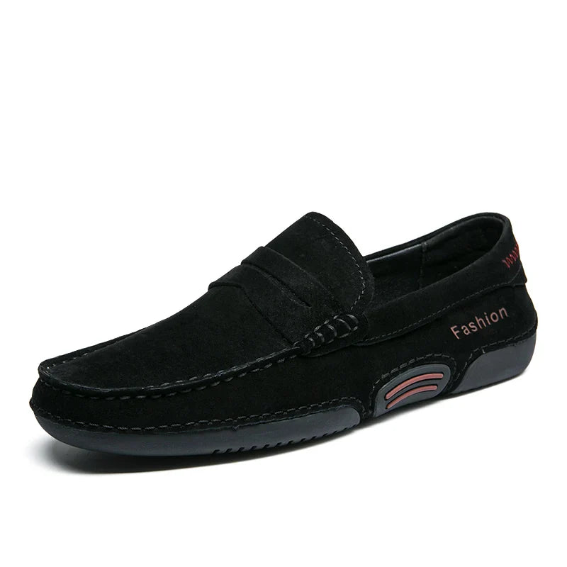 Men's Loafers Slip On Driving Shoes Casual Handmade Moccasins Shoes Luxury Leather Man Flats Lofer Mocassin Home Comfy Footwear
