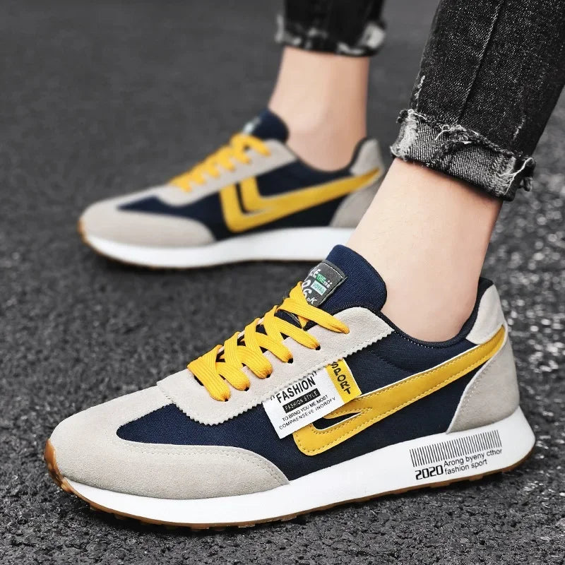 Brand Mens Sneakers Fashion Outdoor Causal Shoes Tenis Lace-up Vulcanize Shoes for Men New Sport Running Shoes Zapatillas Hombre
