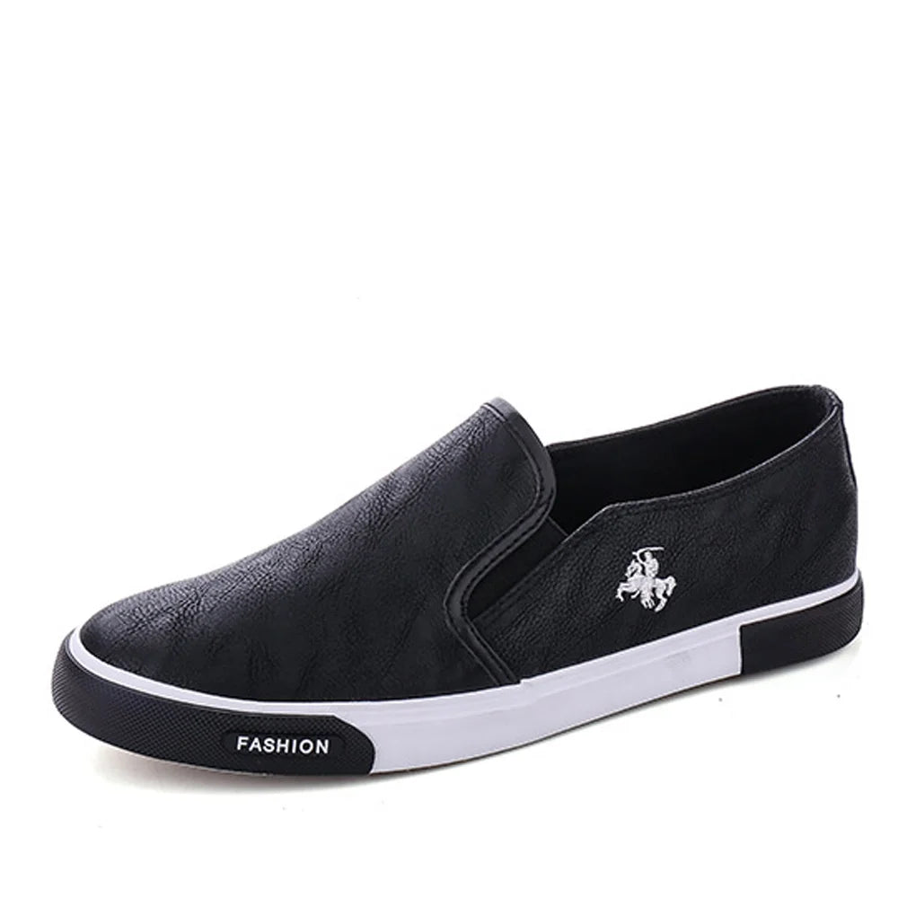 New arrival Low price Mens Breathable High Quality Casual Shoes PU Leather Casual Shoes Slip On men Fashion Flats Loafer MPX805