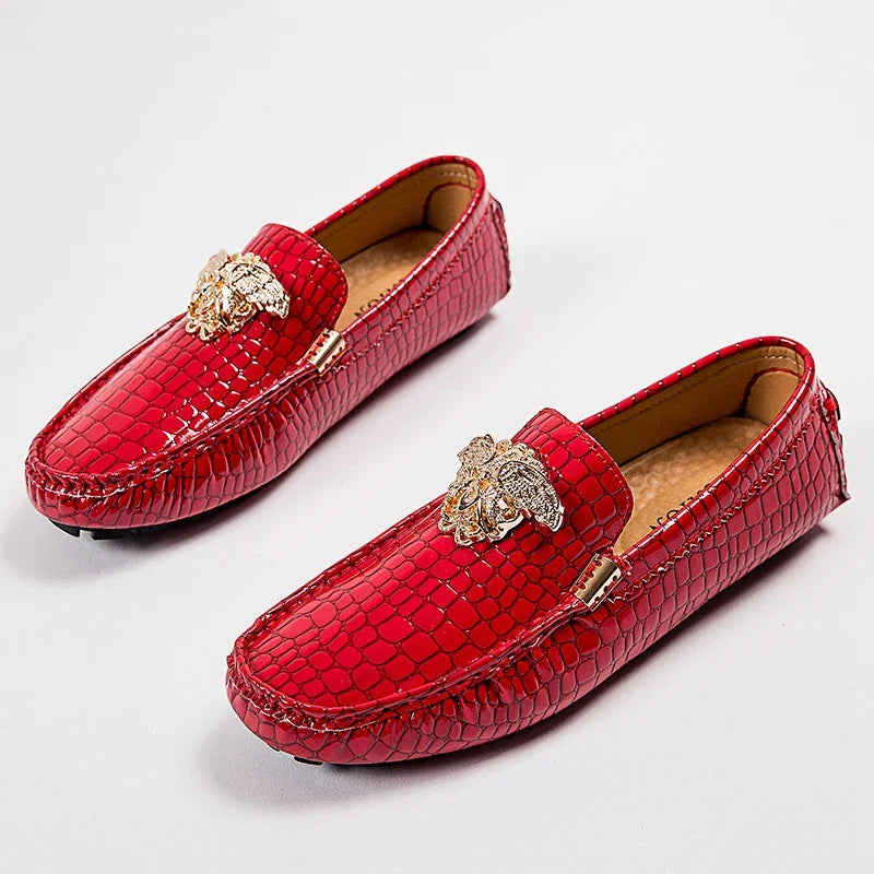 Men's Women Leather Designer Casual Shoes Luxury Loafers Moccasins Brand Driving Male Man Shoes for Men Footwear Plus Size 35-48