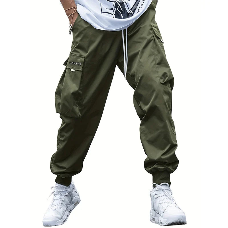 Fashion Lightweight Cargo Pants Summer Breathable Casual Sweatpants 2/1Pcs Hip-Hop Drawstring Trousers Outdoor High Street Pants