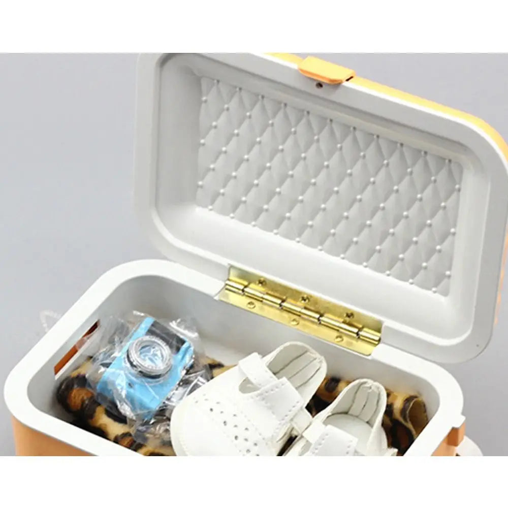 Dollhouse Decor Business Rolling Luggage Miniature  Suitcase  Trolley Travel Case For 1/4 1/6 Dolls