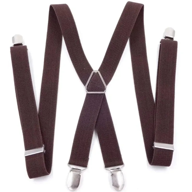 Elastic Adjustable Suspenders for Adults And Kids - Men Women Braces Suspender Set for Children Boys Girls Wedding Accessories