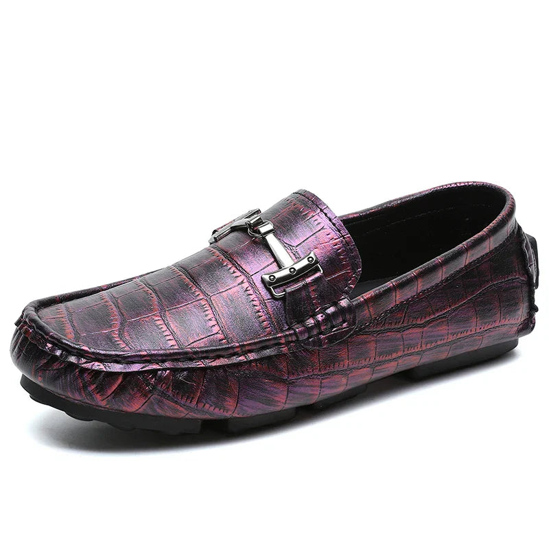 New Arrival Mens Casual Shoes Leisure Walk Male Loafers Metal Trim Adulto Driving Shoes Moccasins Soft Comfortable Slip on Flats
