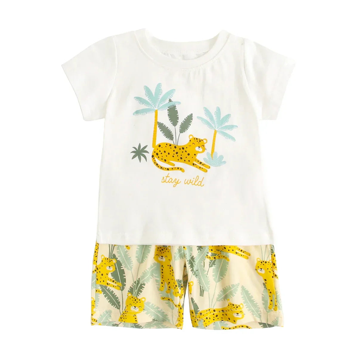 Sanlutoz Cotton Toddler Boys Summer Sleeveless Bodysuits Casual Infants Boys Animal Clothes