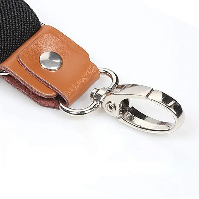 2.5cm 4 Clips Suspenders Clips for Men Y-Back Jeans Hook Buckle Adjustable Pant Braces Straps for Shirt Suit Pants Suspender