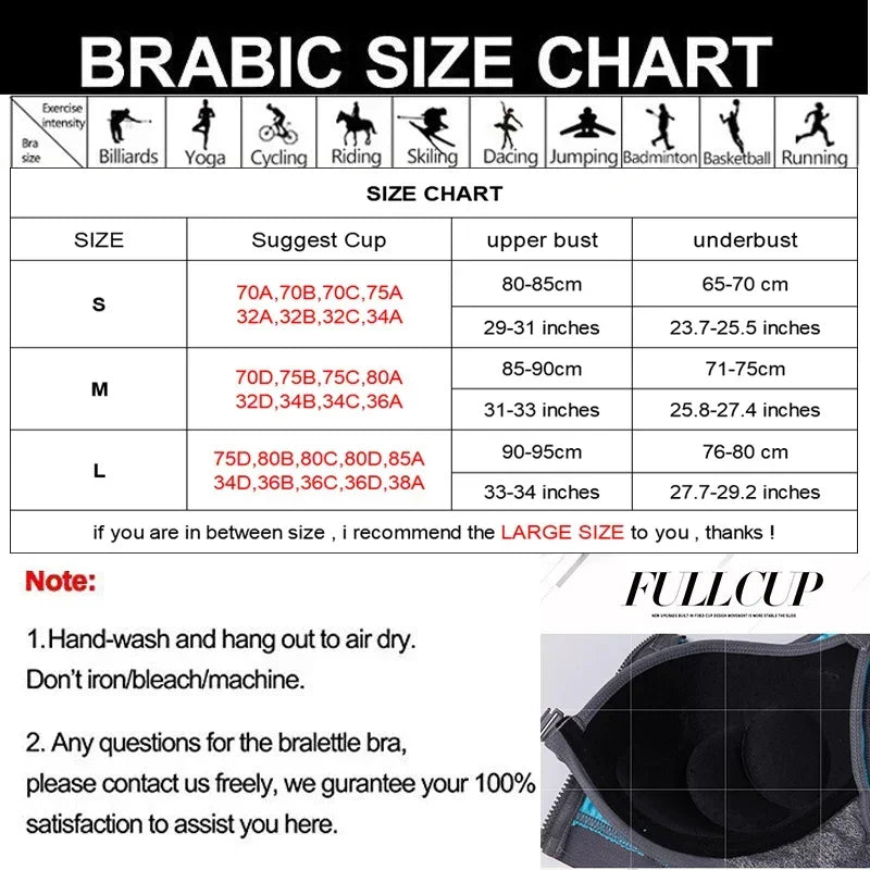 High Impact Sports Bras For Women Zipper Yoga Bras Shockproof Push Up Bra Sports Crop Top Underwear Fitness Gym Shirt Sportswear