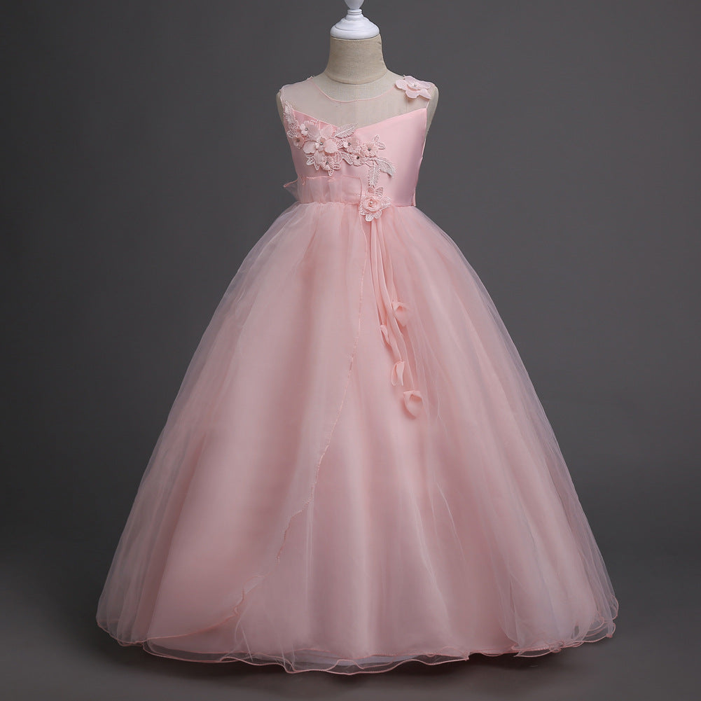 Children's Full Dress Girls' Princess Dress Costume