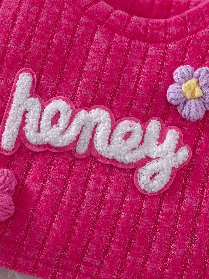 Short-sleeved cute baby children dress