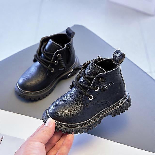 Baby Kids Short Boots Boys Shoes Autumn Winter Leather Children Boots Fashion Toddler Girls Boots Boots Kids Snow Shoes