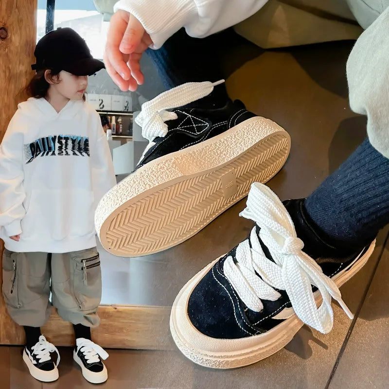 Children's soft-soled casual shoes