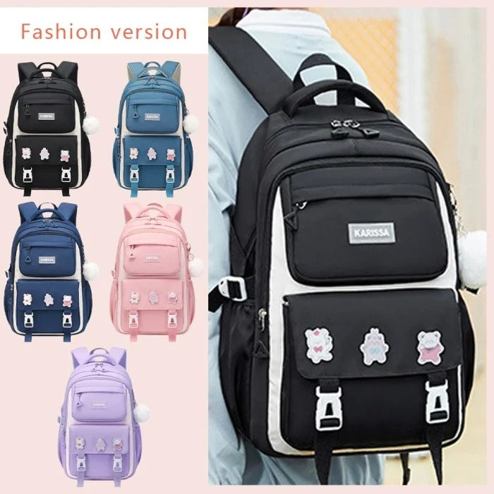 Kids Backpack Children School Bags Waterproof Primary Schoolbag Book Bag (Blue)